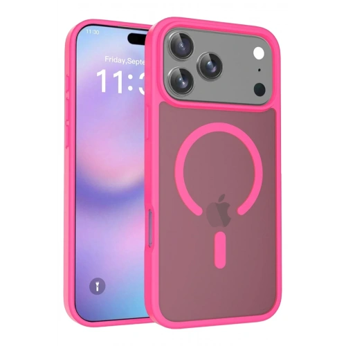 Mey İthalat®   iPhone 17 Pro Jota Magsafe Kapak - Rose