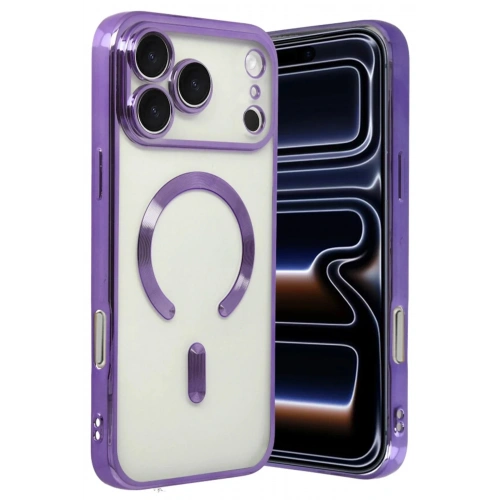 Mey İthalat®   iPhone 17 Pro Kross Magneticsafe Kapak - Mor