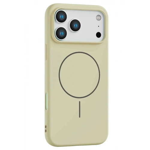 Mey İthalat®   iPhone 17 Pro Max Jully Magsafe Kapak - Bej