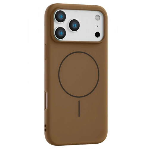 Mey İthalat®   iPhone 17 Pro Max Jully Magsafe Kapak - Kahverengi