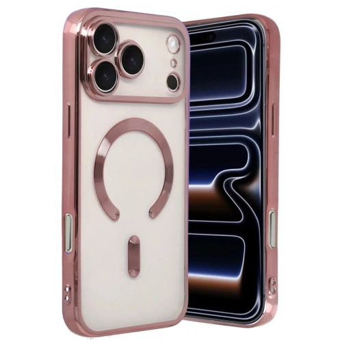 Mey İthalat®   iPhone 17 Pro Max Kross Magneticsafe Kapak - Rose