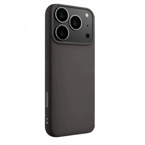 Mey İthalat®   iPhone 17 Pro Max Nano içi Kadife Silikon - Gri