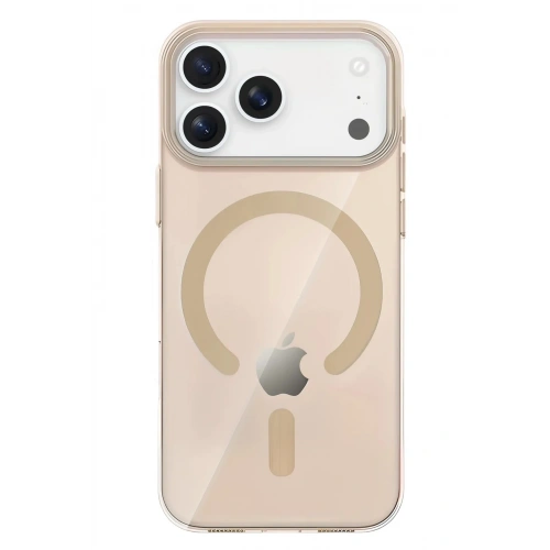 Mey İthalat®   iPhone 17 Pro Max PC Blank Magsafe Kapak - Çöl Titanyum