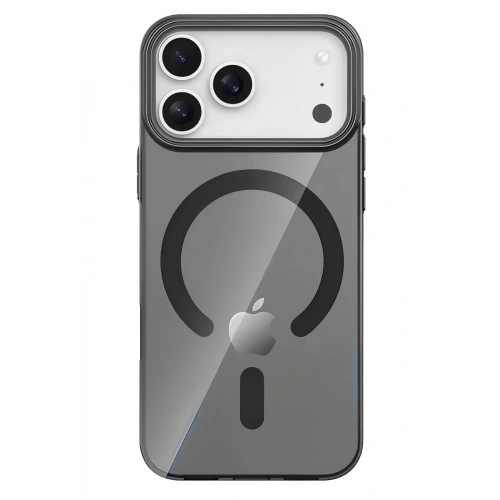 Mey İthalat®   iPhone 17 Pro Max PC Blank Magsafe Kapak - Siyah