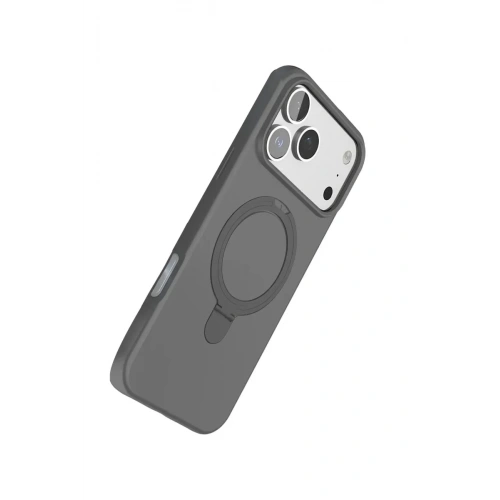 Mey İthalat®   iPhone 17 Pro Max Regal Magsafe Standlı Kapak - Titan Gri