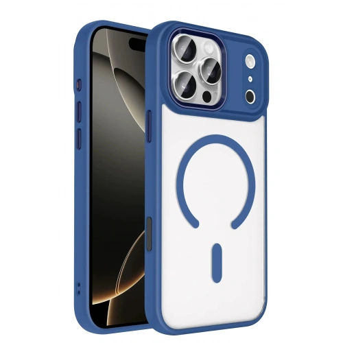 Mey İthalat®   iPhone 17 Pro Max Terea Magsafe Kapak - Lacivert