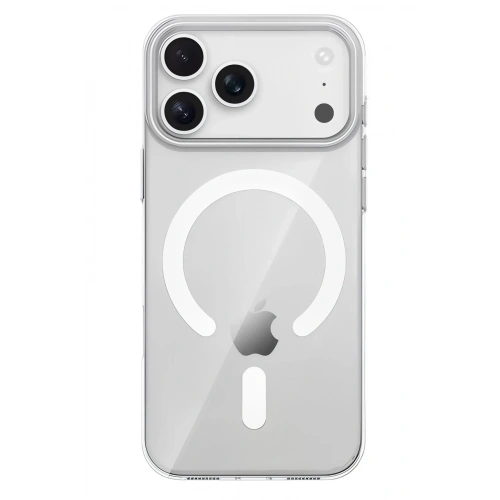 Mey İthalat®   iPhone 17 Pro PC Blank Magsafe Kapak - Şeffaf