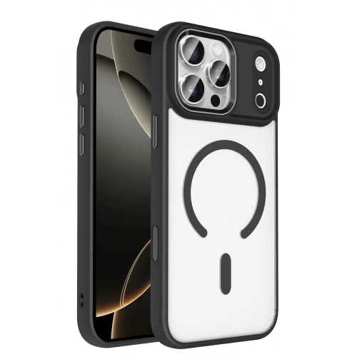 Mey İthalat®   iPhone 17 Pro Terea Magsafe Kapak - Siyah