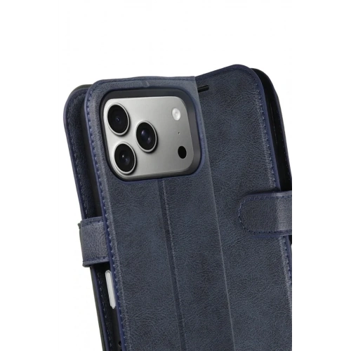 Mey İthalat®   iPhone 17 Pro Trend S Plus Kapaklı Kılıf - Lacivert
