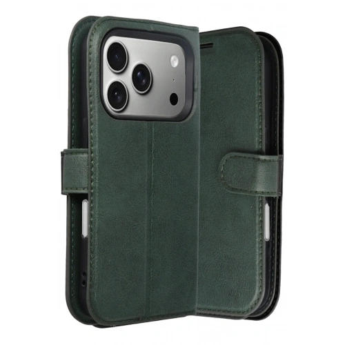 Mey İthalat®   iPhone 17 Pro Trend S Plus Kapaklı Kılıf - Yeşil