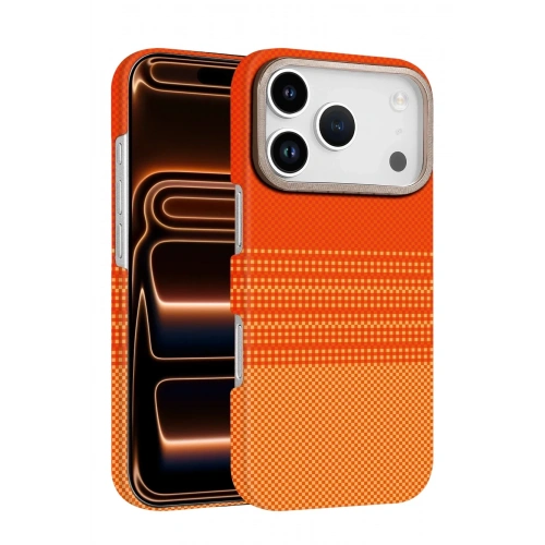 Mey İthalat®   iPhone 17 Pro Vega Magsafe Kapak - Sarı