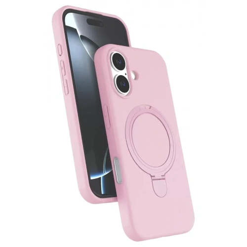 Mey İthalat®   iPhone 17 Regal Magsafe Standlı Kapak - Açık Pembe