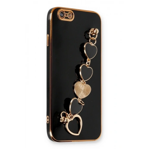 Mey İthalat®  iPhone 6 Kılıf Esila Silikon - Siyah