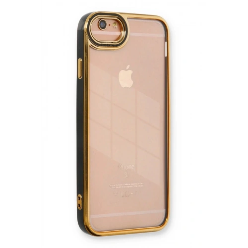 Mey İthalat®  iPhone 6 Kılıf Liva Lens Silikon - Siyah