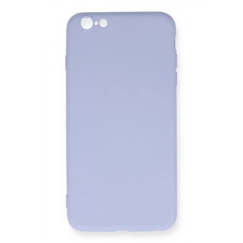Mey İthalat®  iPhone 6 Plus Kılıf Nano içi Kadife Silikon - Lila