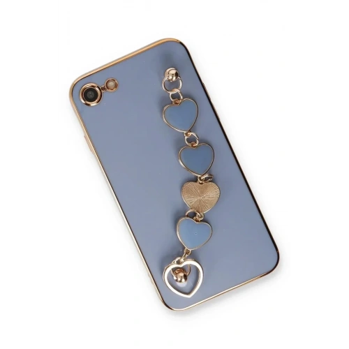 Mey İthalat®  iPhone 7 Kılıf Esila Silikon - Gri