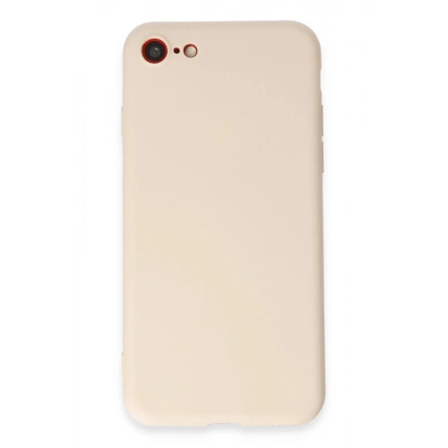 Mey İthalat®  iPhone 7 Kılıf First Silikon - Krem