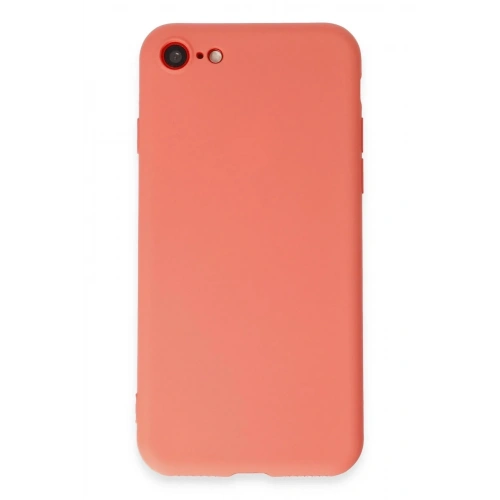 Mey İthalat®  iPhone 7 Kılıf First Silikon - Turuncu