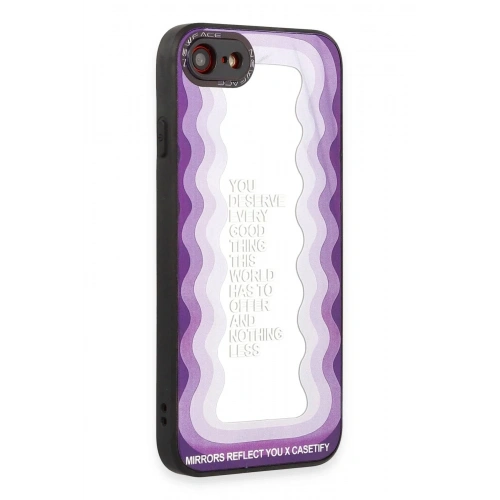 Mey İthalat®  iPhone 7 Kılıf Mirror Desenli Kapak - Mirror - 5