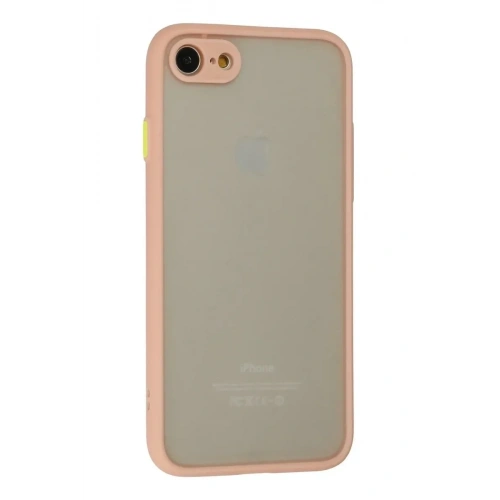 Mey İthalat®  iPhone 7 Kılıf Montreal Silikon Kapak - Pembe