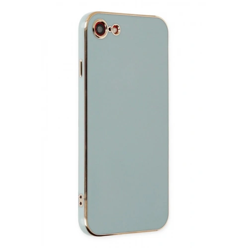 Mey İthalat®  iPhone 7 Kılıf Volet Silikon - Açık Yeşil