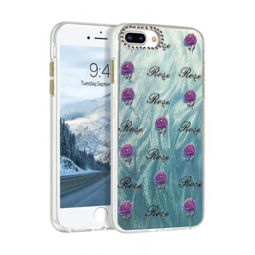 Mey İthalat®  iPhone 7 Plus Kılıf Blade Aynalı Desenli Kapak - Desen 9