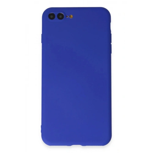Mey İthalat®  iPhone 7 Plus Kılıf First Silikon - Koyu Mavi