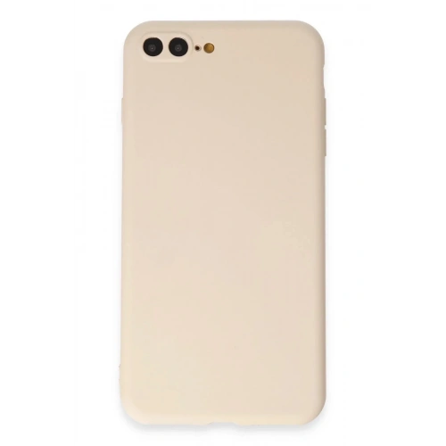Mey İthalat®  iPhone 7 Plus Kılıf First Silikon - Krem