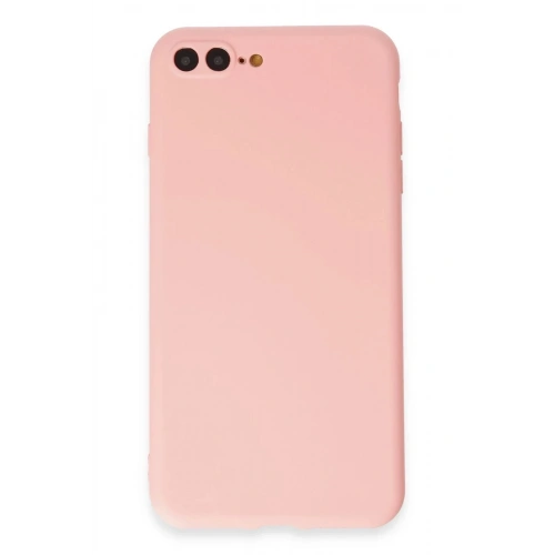 Mey İthalat®  iPhone 7 Plus Kılıf First Silikon - Pudra