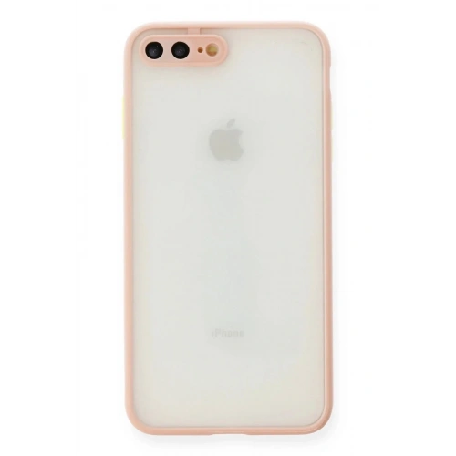 Mey İthalat®  iPhone 7 Plus Kılıf Montreal Silikon Kapak - Pembe