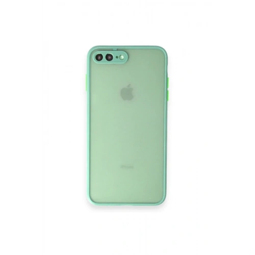 Mey İthalat®  iPhone 7 Plus Kılıf Montreal Silikon Kapak - Turkuaz