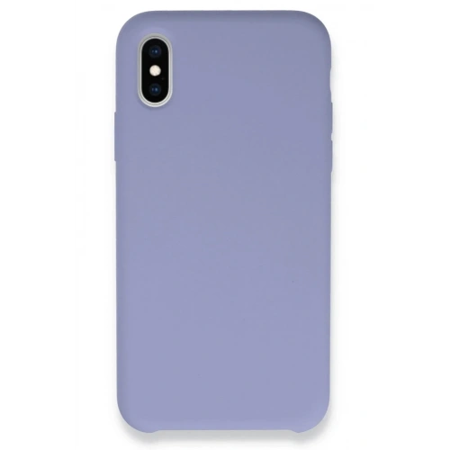 Mey İthalat®  iPhone X Kılıf Lansman Legant Silikon - Lila