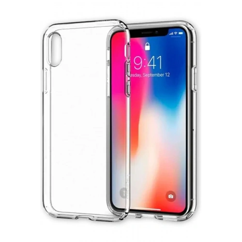 Mey İthalat®  iPhone X Kılıf Lüx Şeffaf Silikon