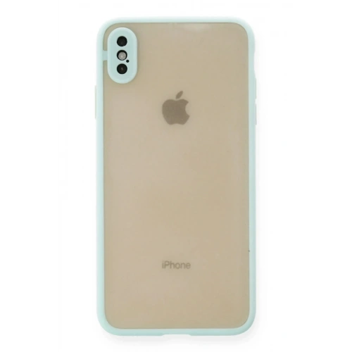 Mey İthalat®  iPhone X Kılıf Montreal Silikon Kapak - Turkuaz