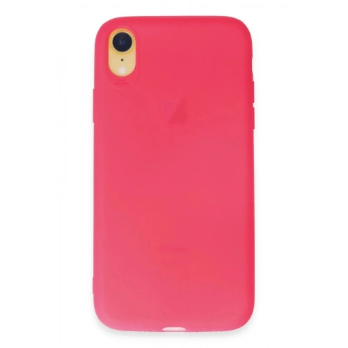 Mey İthalat®  iPhone XR Kılıf First Silikon - Pembe
