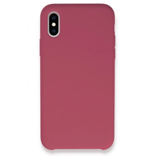Mey İthalat®  iPhone XS Max Kılıf Lansman Legant Silikon - Fuşya