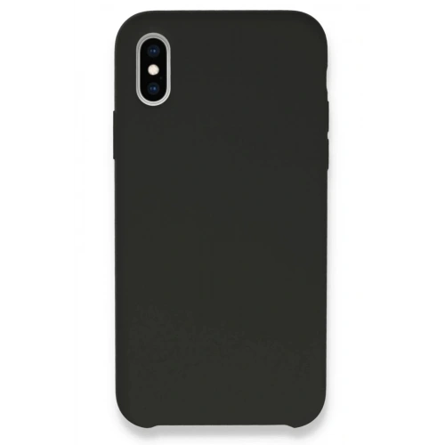 Mey İthalat®  iPhone XS Max Kılıf Lansman Legant Silikon - Siyah