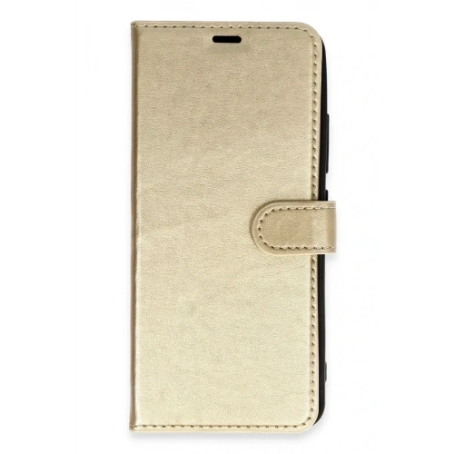 Mey İthalat®   iPhone XS Max Trend S Plus Kapaklı Kılıf - Gold