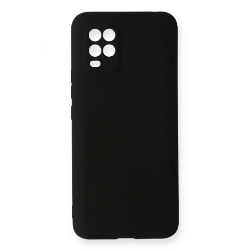 Mey İthalat®   Mi 10 Lite Kılıf First Silikon - Siyah