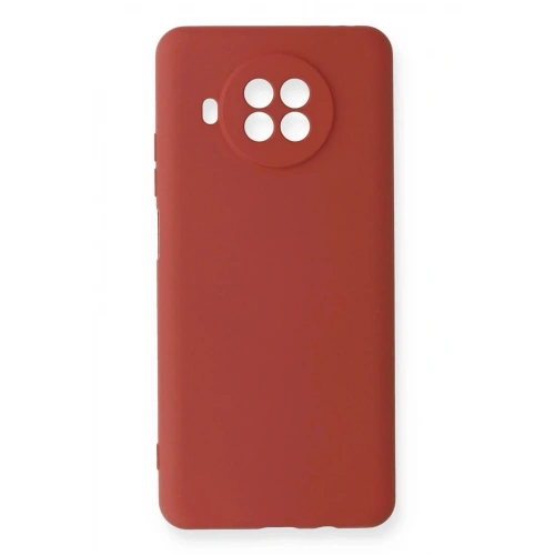 Mey İthalat®   Mi 10T Lite Kılıf Nano içi Kadife Silikon - Kiremit