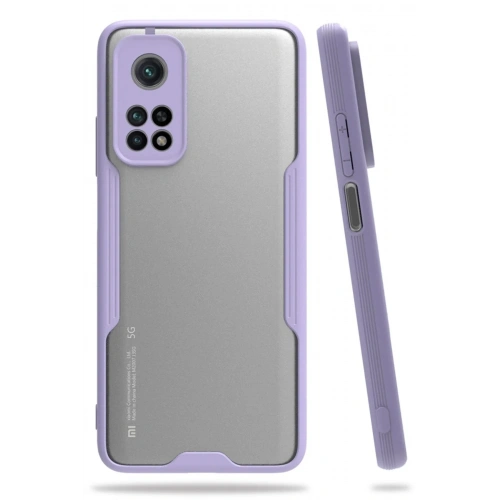 Mey İthalat®   Mi 10T Pro Kılıf Platin Silikon - Lila