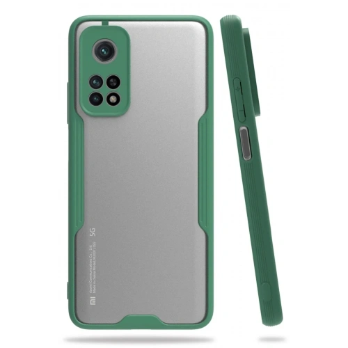 Mey İthalat®   Mi 10T Pro Kılıf Platin Silikon - Yeşil