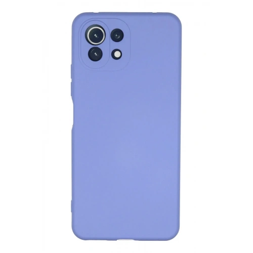 Mey İthalat®   Mİ 11 Lite Kılıf Nano içi Kadife Silikon - Lila