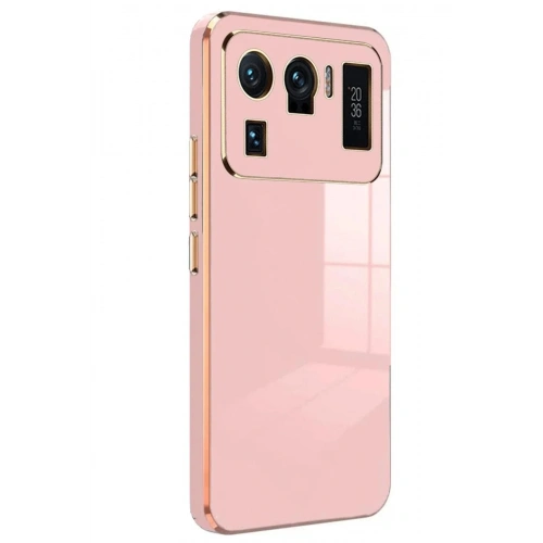 Mey İthalat®   Mi 11 Ultra Kılıf Volet Silikon - Pembe