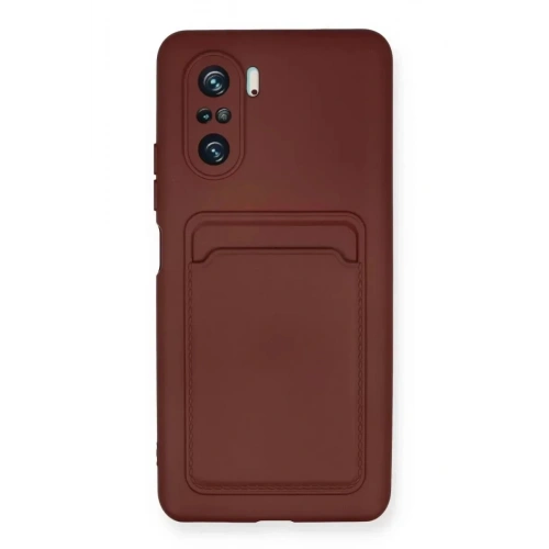 Mey İthalat®   Mi 11i Kılıf Kelvin Kartvizitli Silikon - Bordo