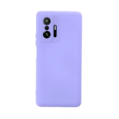 Mey İthalat®   Mi 11T Pro Kılıf Nano içi Kadife Silikon - Lila