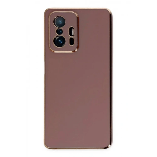 Mey İthalat®   Mi 11T Pro Kılıf Volet Silikon - Kırmızı