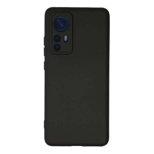 Mey İthalat®   Mi 12 Kılıf Nano içi Kadife Silikon - Siyah
