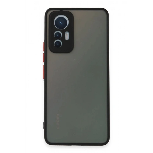 Mey İthalat®   Mi 12 Lite Kılıf Montreal Silikon Kapak - Siyah