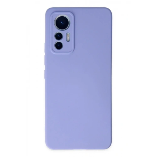 Mey İthalat®   Mi 12 Lite Kılıf Nano içi Kadife Silikon - Lila